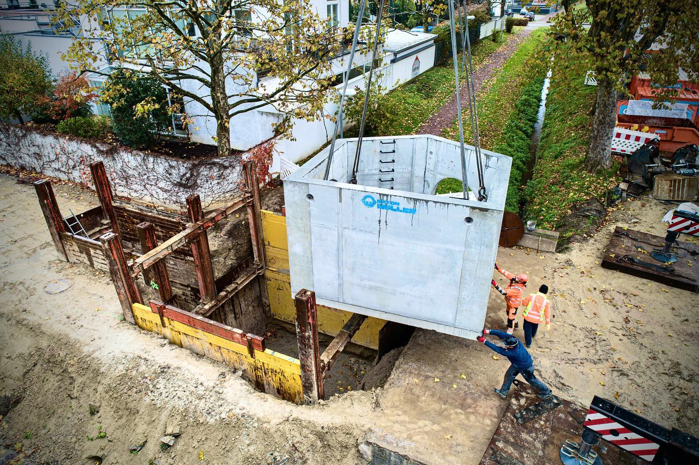 Achtung Schwergewicht in der Luft