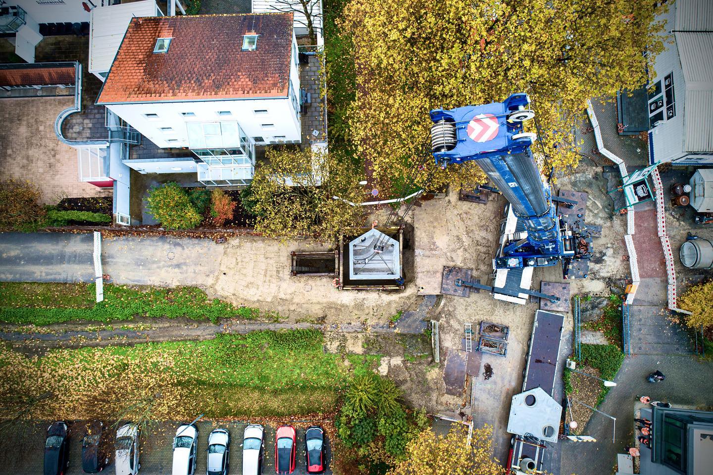 Achtung Schwergewicht in der Luft