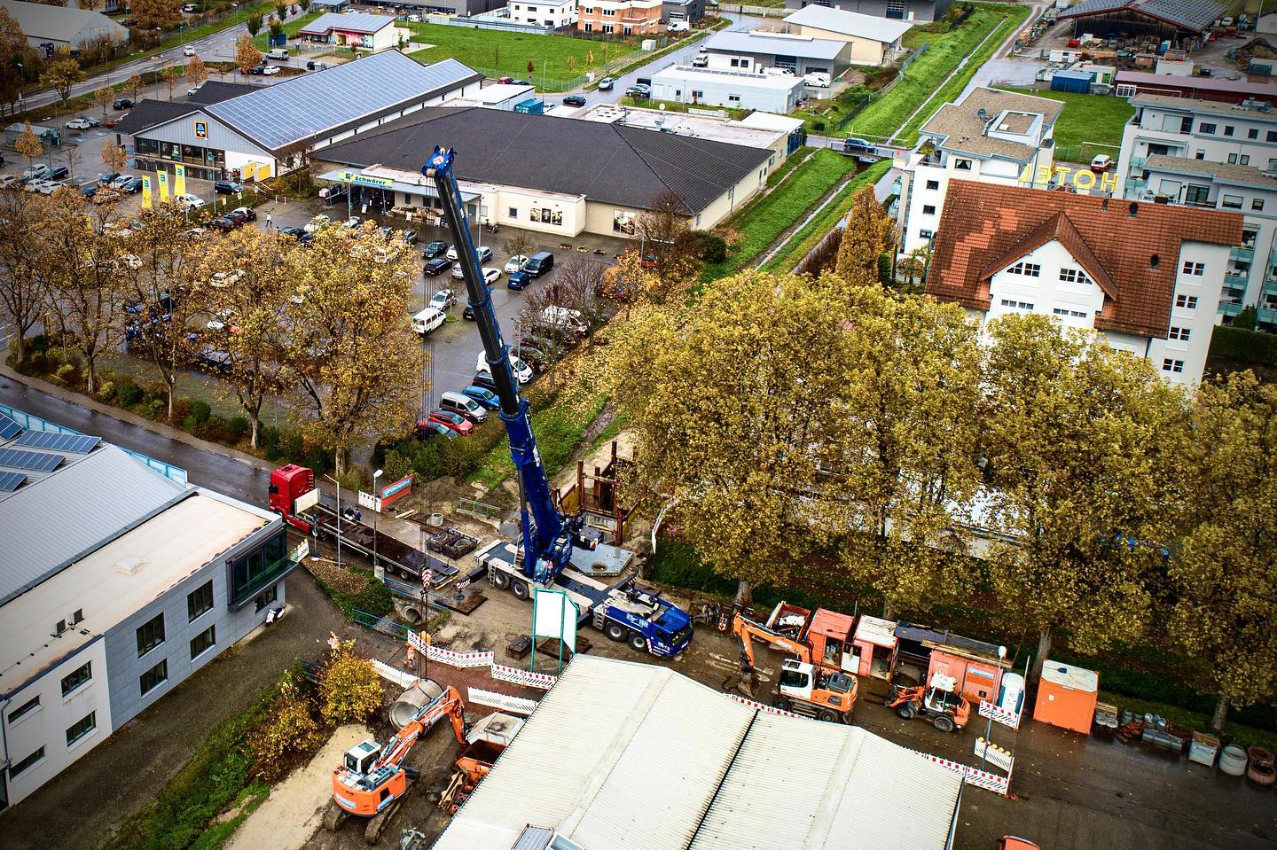 Achtung Schwergewicht in der Luft